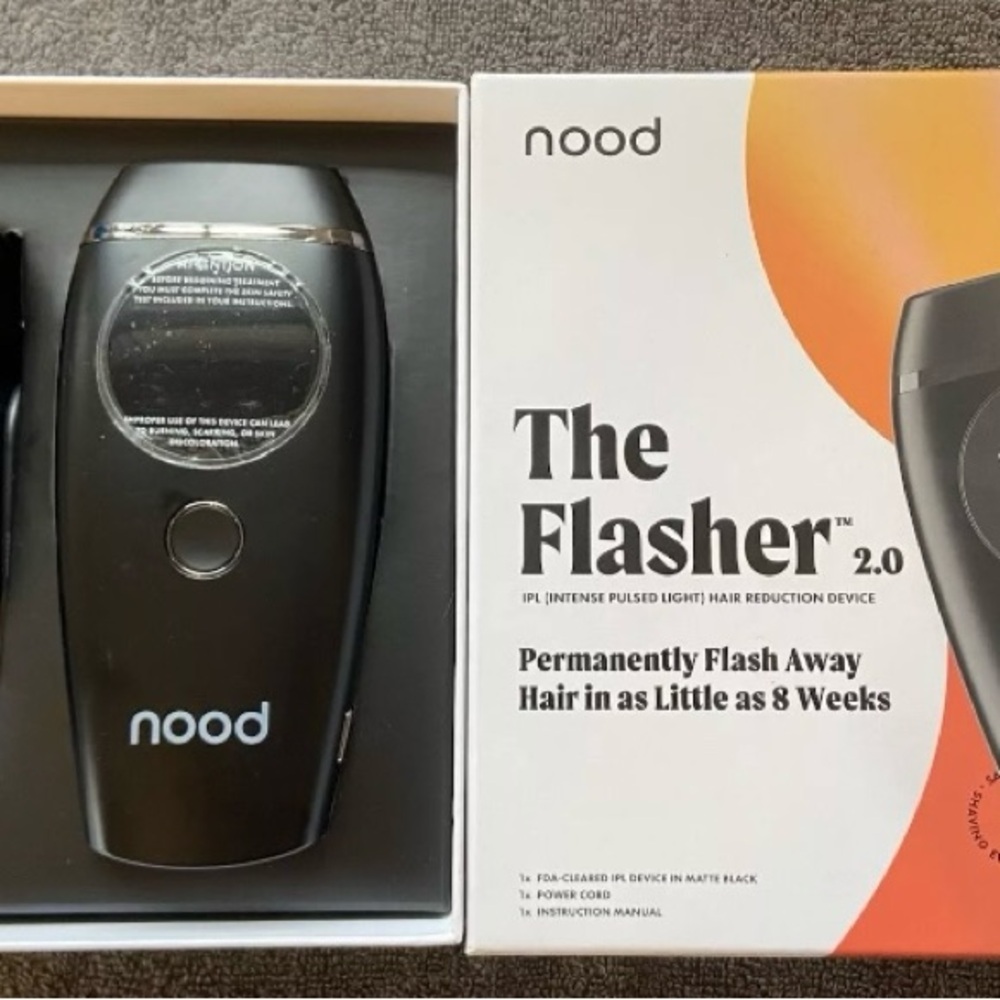 Black Hair Removal Device with Ergonomic Design and Digital Display